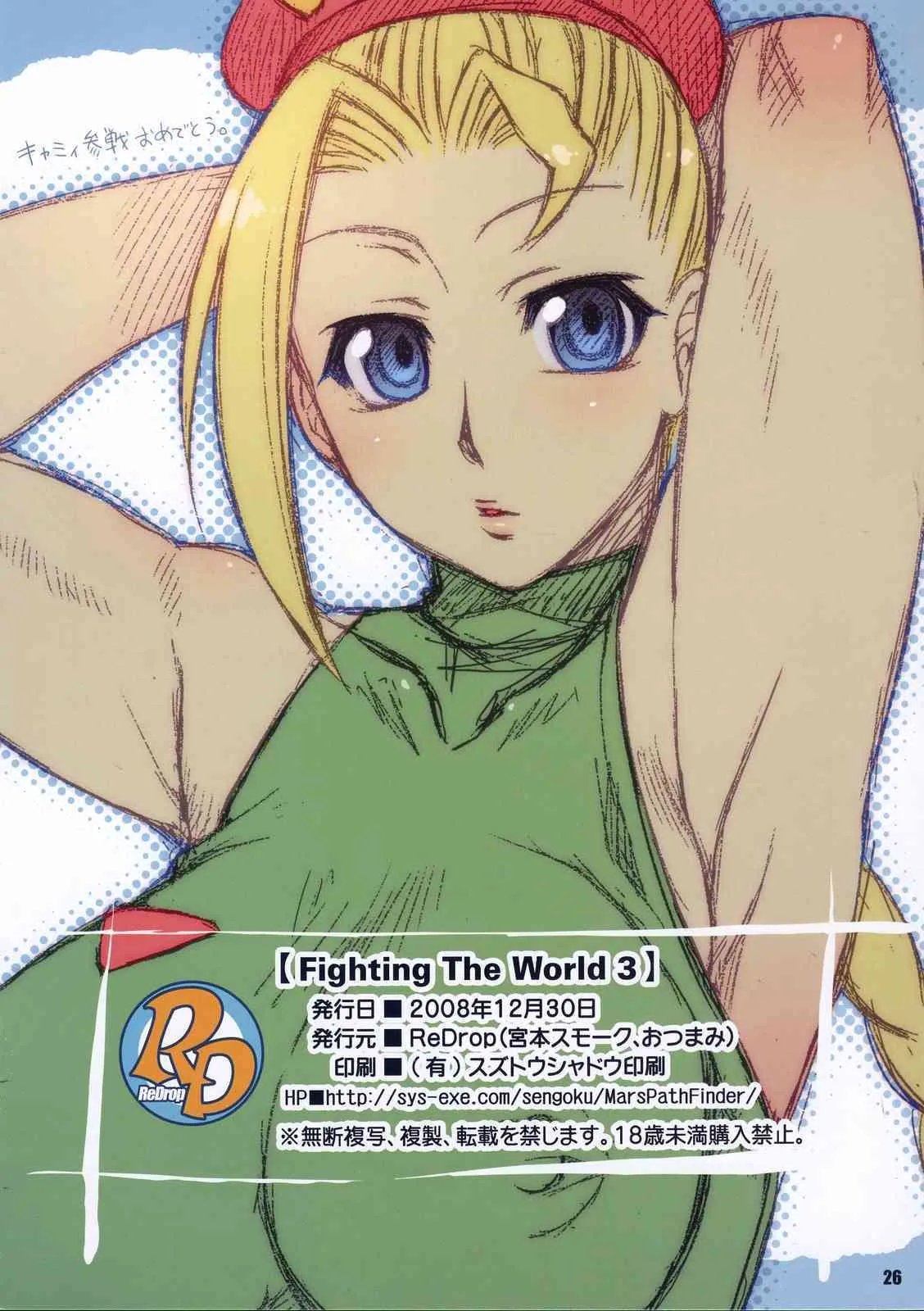 (C75) [ReDrop (宮本スモーク , おつまみ)] Fighting The World 3 (ストリートファイター)_7