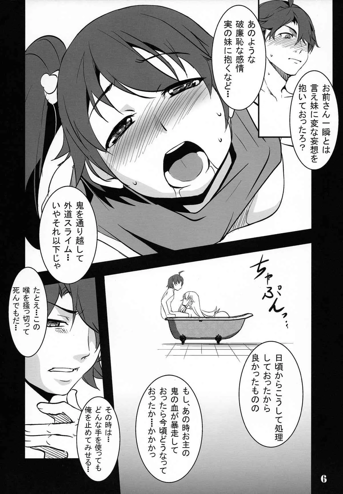 (COMIC1☆6) [灰色工房(天乃一水)] 贋作 (化物語)_6