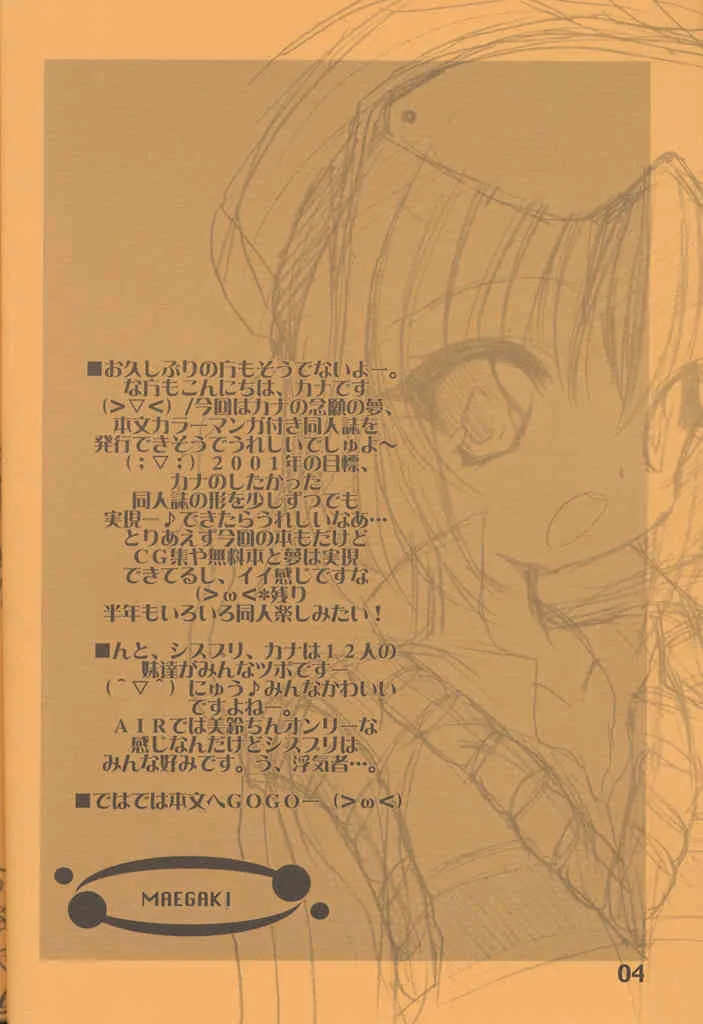 (CR29) [きムぽつ (あらきあきら, カナ)] CRULLER (AIR, シスタープリンセス, エコ子)_3