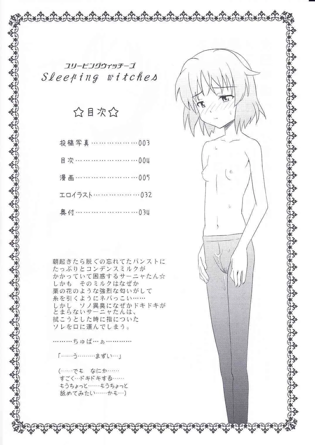 (C75) [覇娘。 (猫耳花音)] Sleeping witches (ストライクウィッチーズ)_3