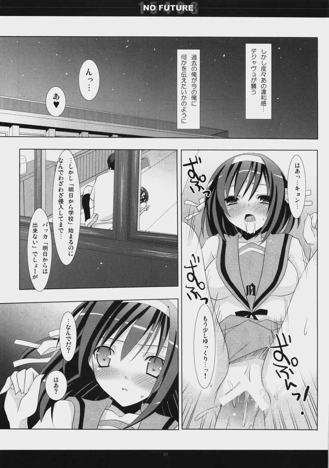 (C74) [honeyking (蜜キング)] 15498 NO FUTURE (涼宮ハルヒの憂鬱)_5