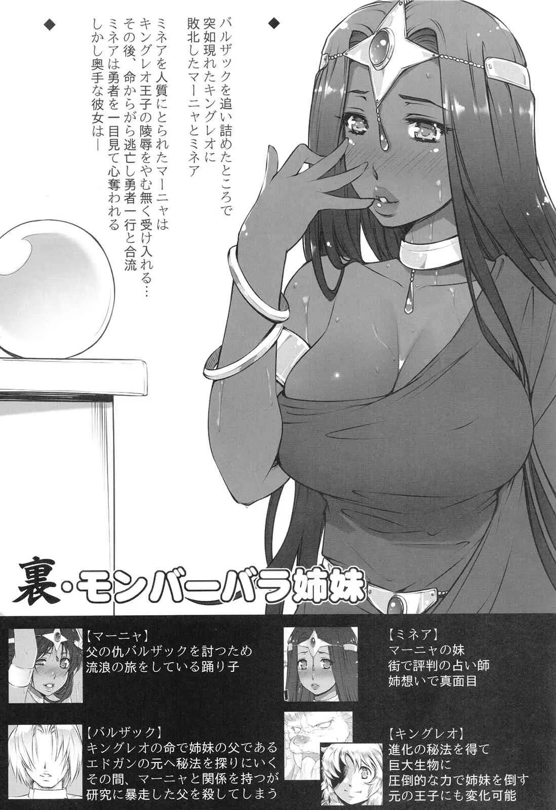 (C85) [凶暴情緒帯 (横十輔)] 裏・モンバーバラ姉妹 (ドラゴンクエストIV)_3