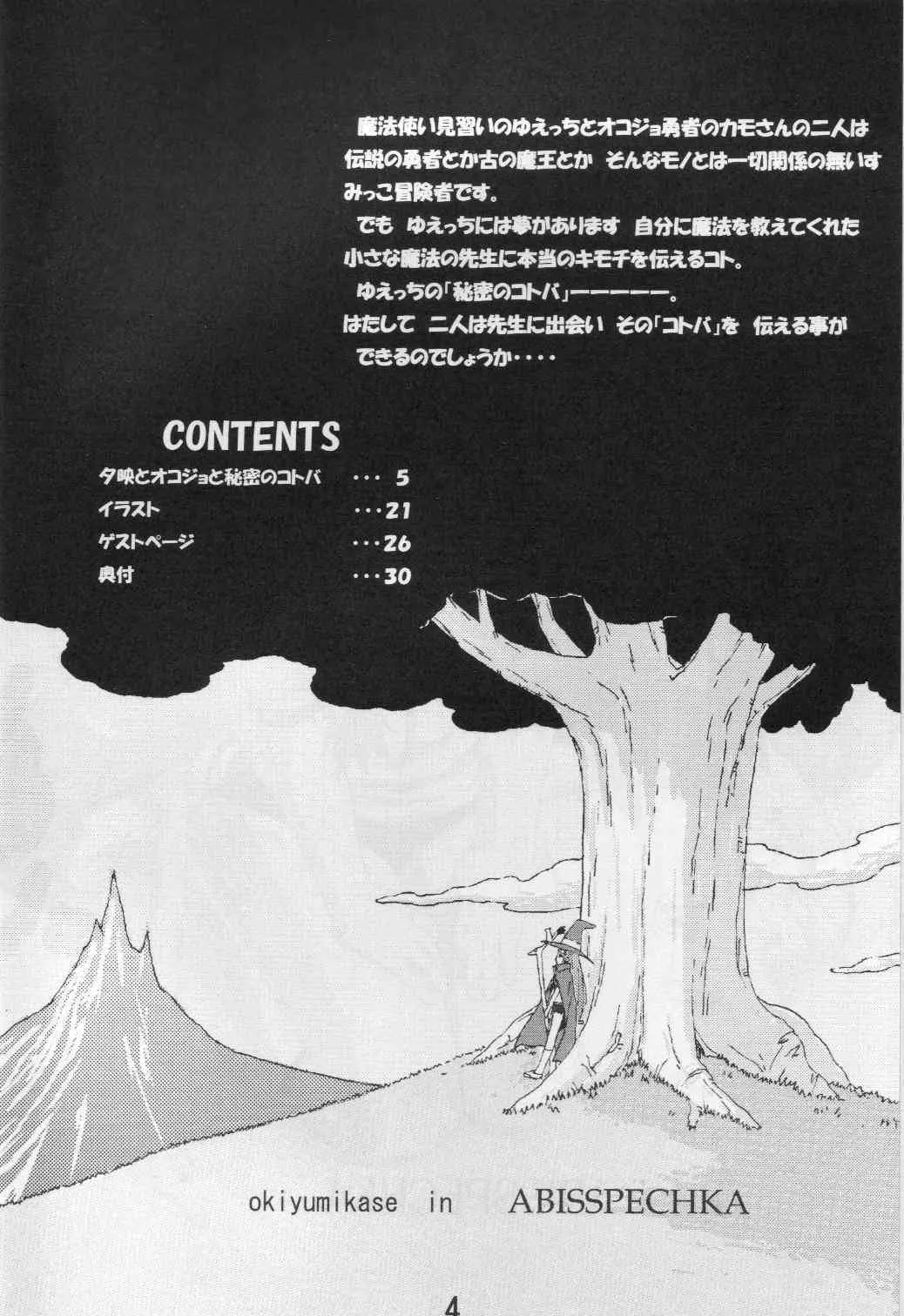 (C68) [あびすぺちか (置弓枷)] 夕映とオコジョと秘密のコトバ (魔法先生ネギま!)_3