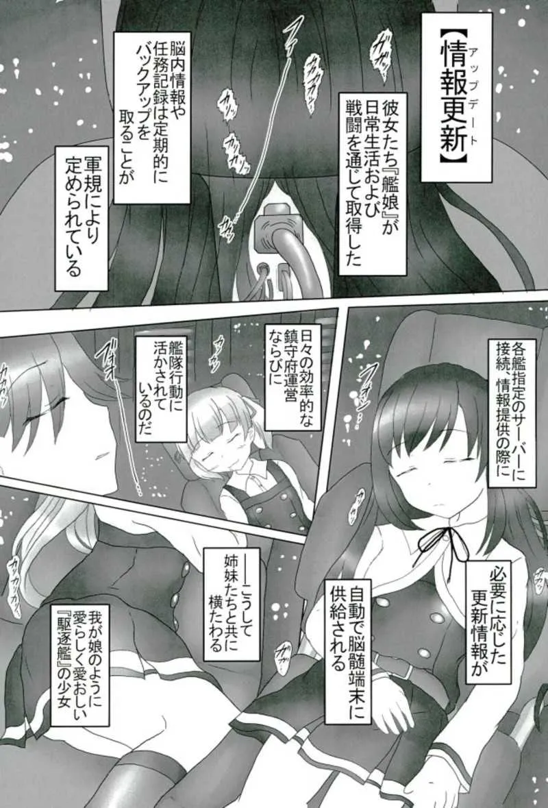 (サンクリ2017 Autumn) [ナタデココ・ソーダ (嶋鴉)] 洗脳常識変姦#1『霞改二』 (艦隊これくしょん -艦これ-)_2