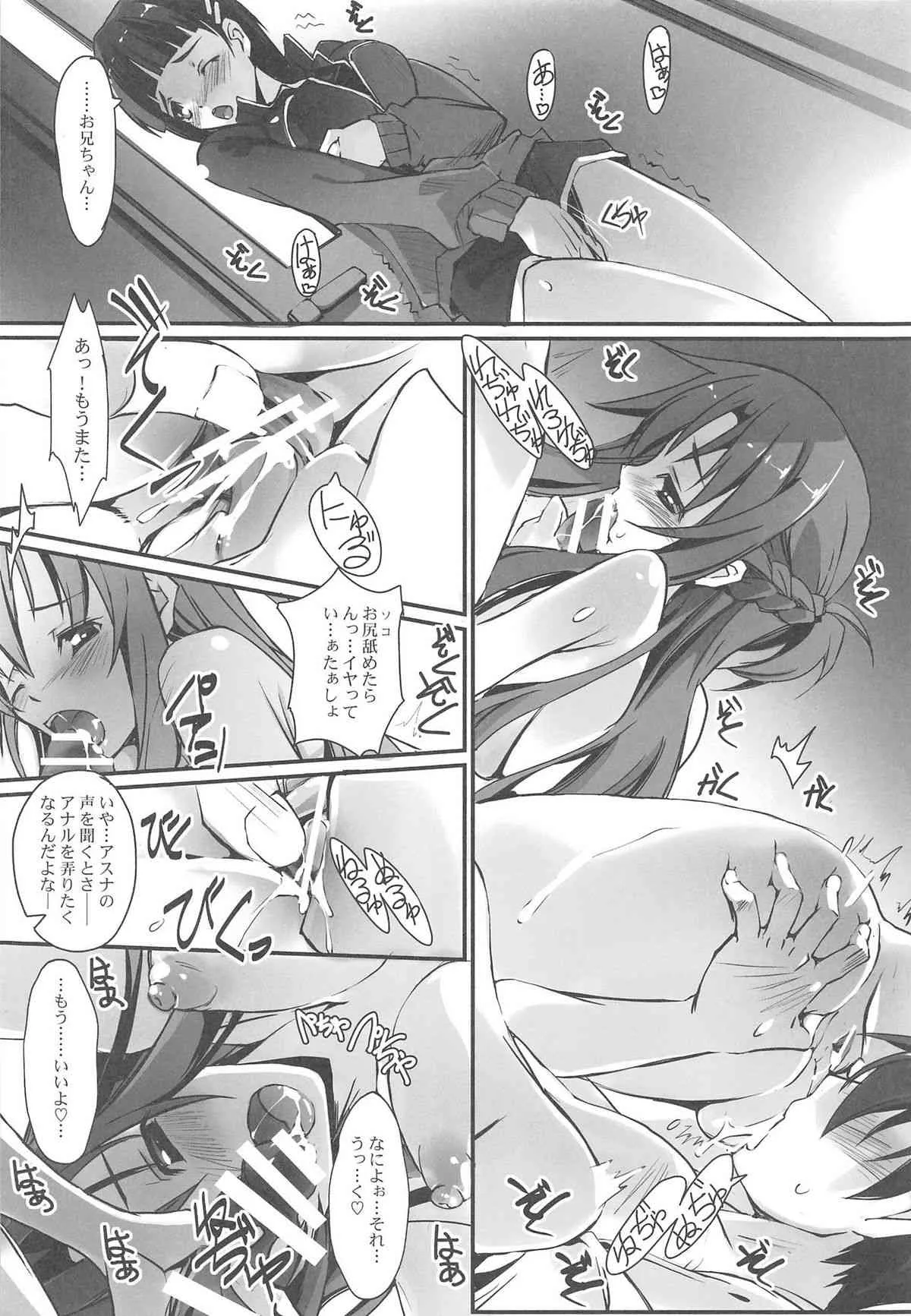 (C83) [流石堂 (流ひょうご)] シスター・ダンス 2 俺の彼女と妹が性的すぎる (ソードアート・オンライン)_4