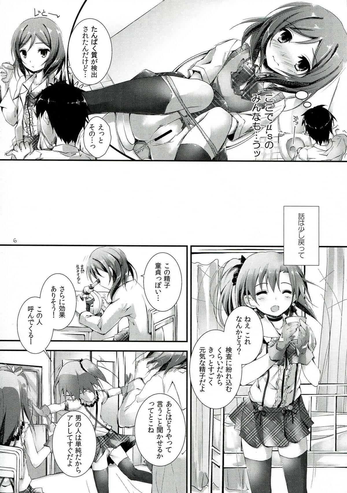 (C84) [八木崎銀座 (八神秋一)] Love Managinal (ラブライブ!)_6
