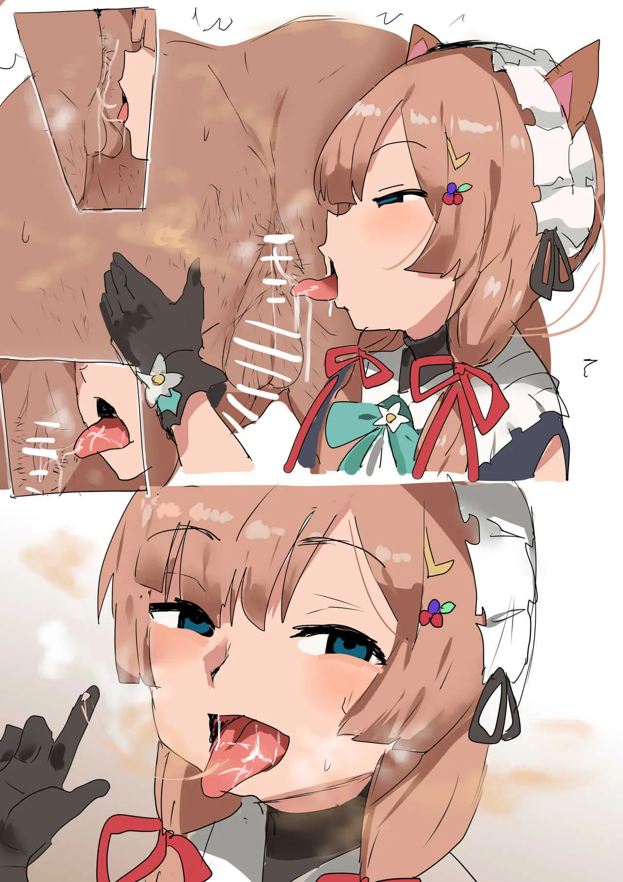 [♰性王デワ子̟♰] エリーちゃん！？！？チンカス掃除！？_8