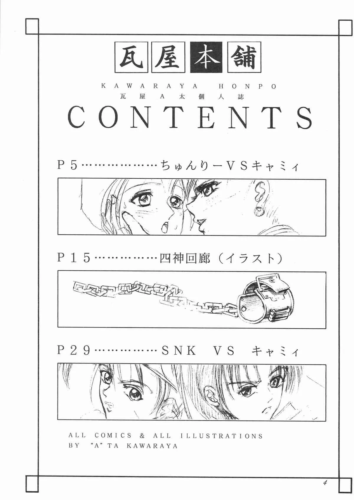 (C59) [瓦屋本舗 (瓦屋A太)] 瓦屋本舗 Vol.1 (SNK vs Capcom)_4