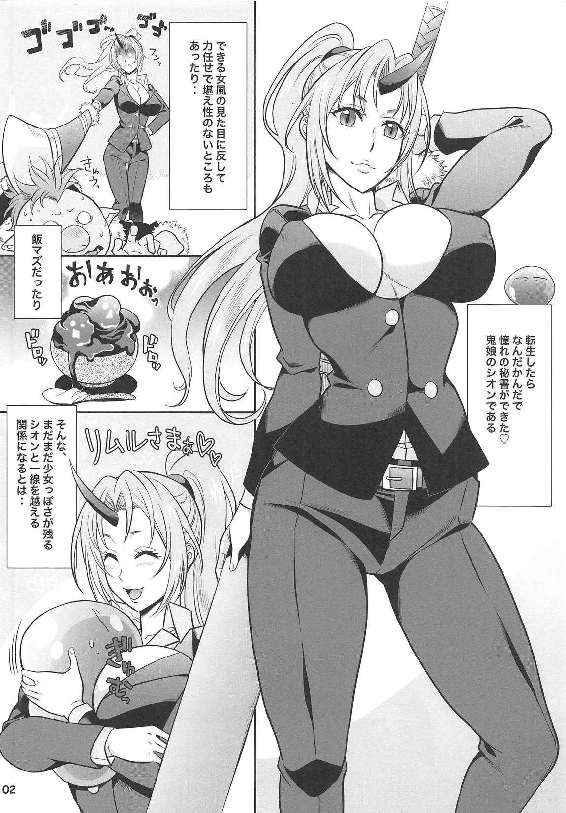 (サンクリ2019 Spring) [ばななじゃむ (はんざきじろう)] SECRET♡ (転生したらスライムだった件)_2