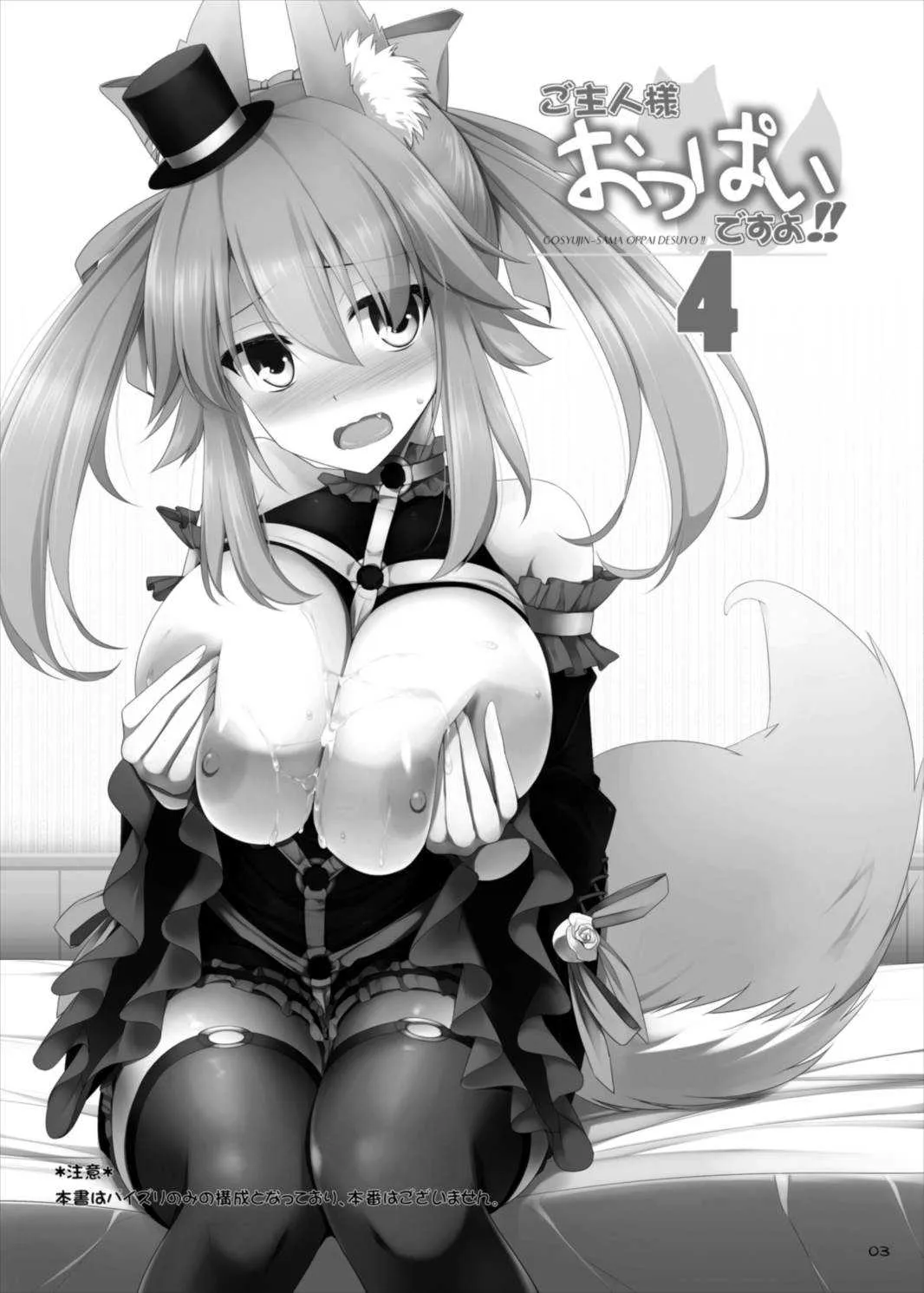 (C88) [といぼっくす、くぢらろじっく (くりから、くぢらん)] ご主人様おっぱいですよ!!4 (Fate/EXTRA)_2