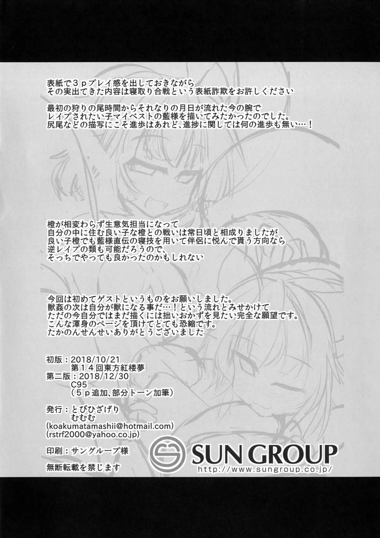 [とびひざげり (むむむ)] 狩りの尾時間・陸.5 (東方Project) [DL版]_9