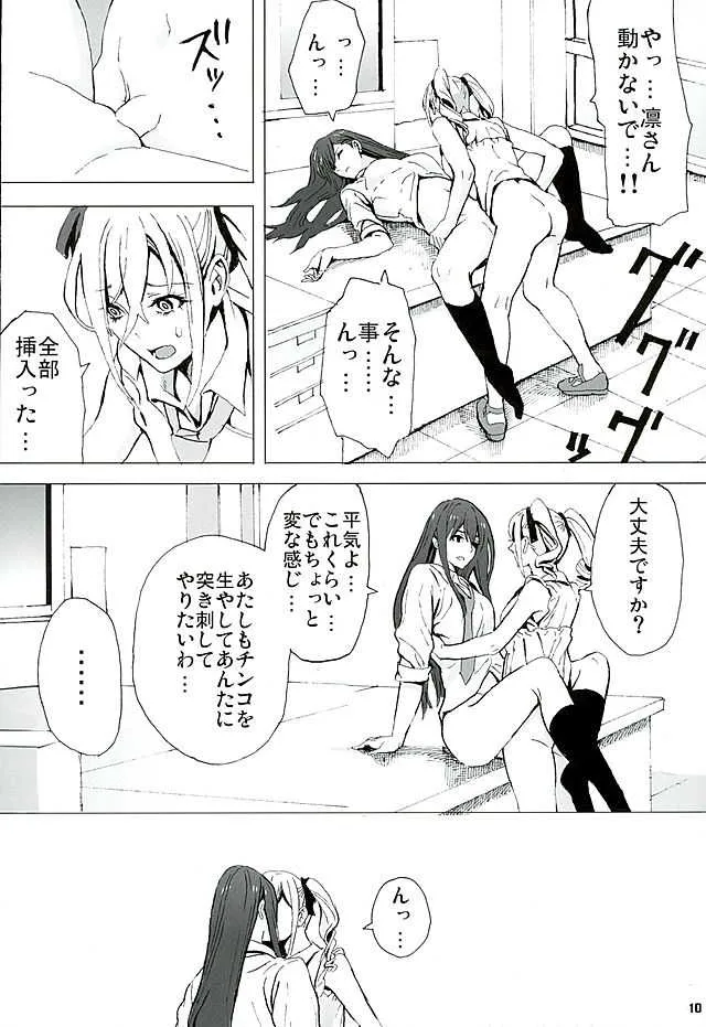 (GirlsLoveFestival 16) [九十九組 (ノビタ)] 凛と蘭子の一番長い夜 (アイドルマスター シンデレラガールズ)_9