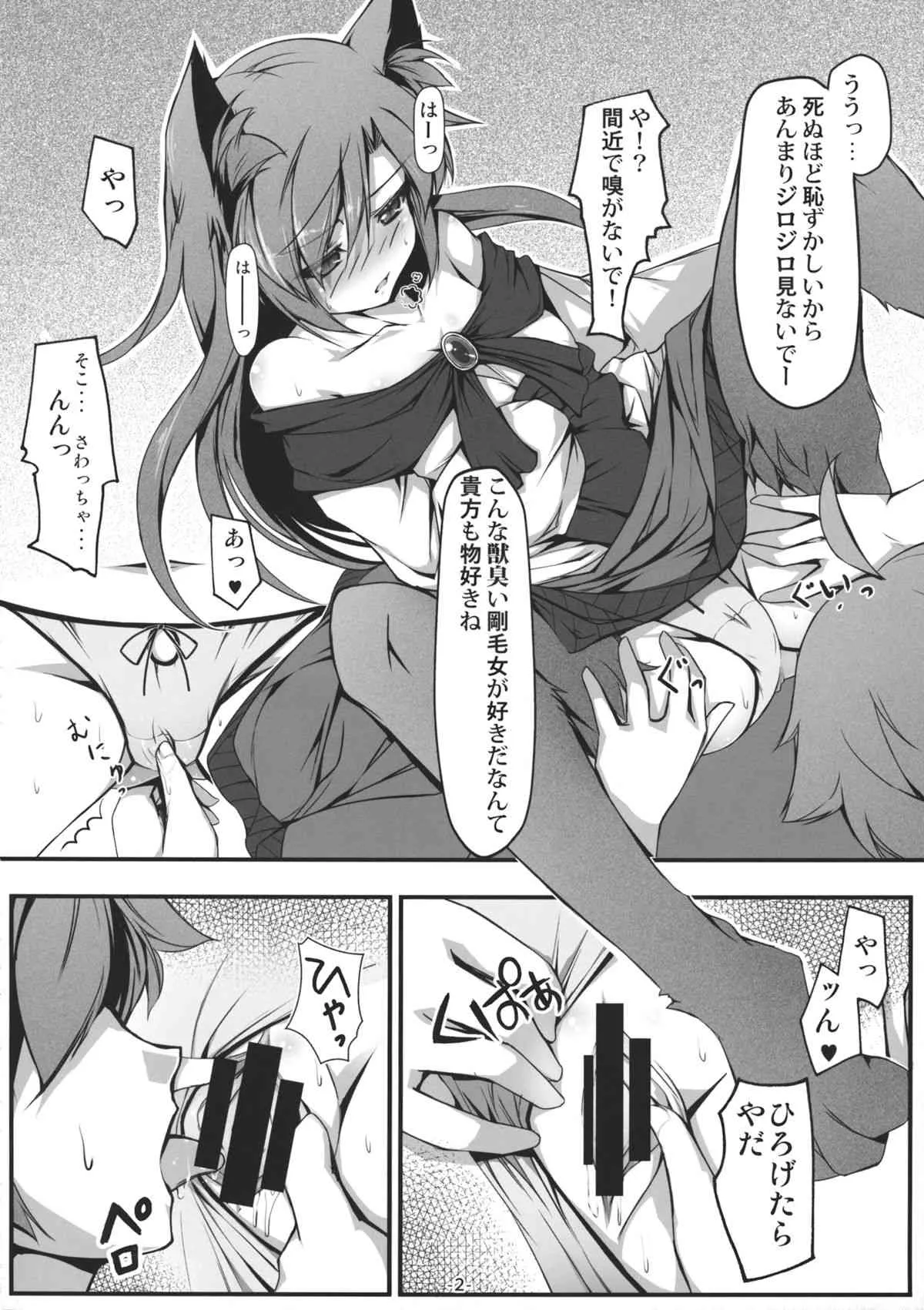 (C87) [あばらんち (チマQ)] 影狼とわんわんお!! (東方Project)_3