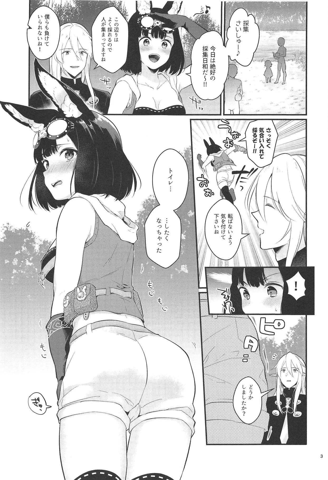 (C95) [カームホワイト (真白しらこ)] あうとどあぷれーいんぐ! (世界樹の迷宮V)_2