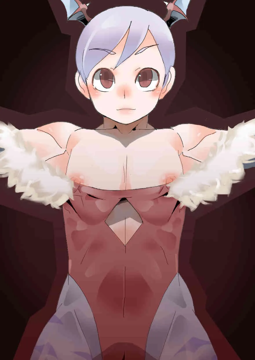 [ジャンクアイランド] 貧乳悪魔 触手乳辱 (ヴァンパイア セイヴァー)_2