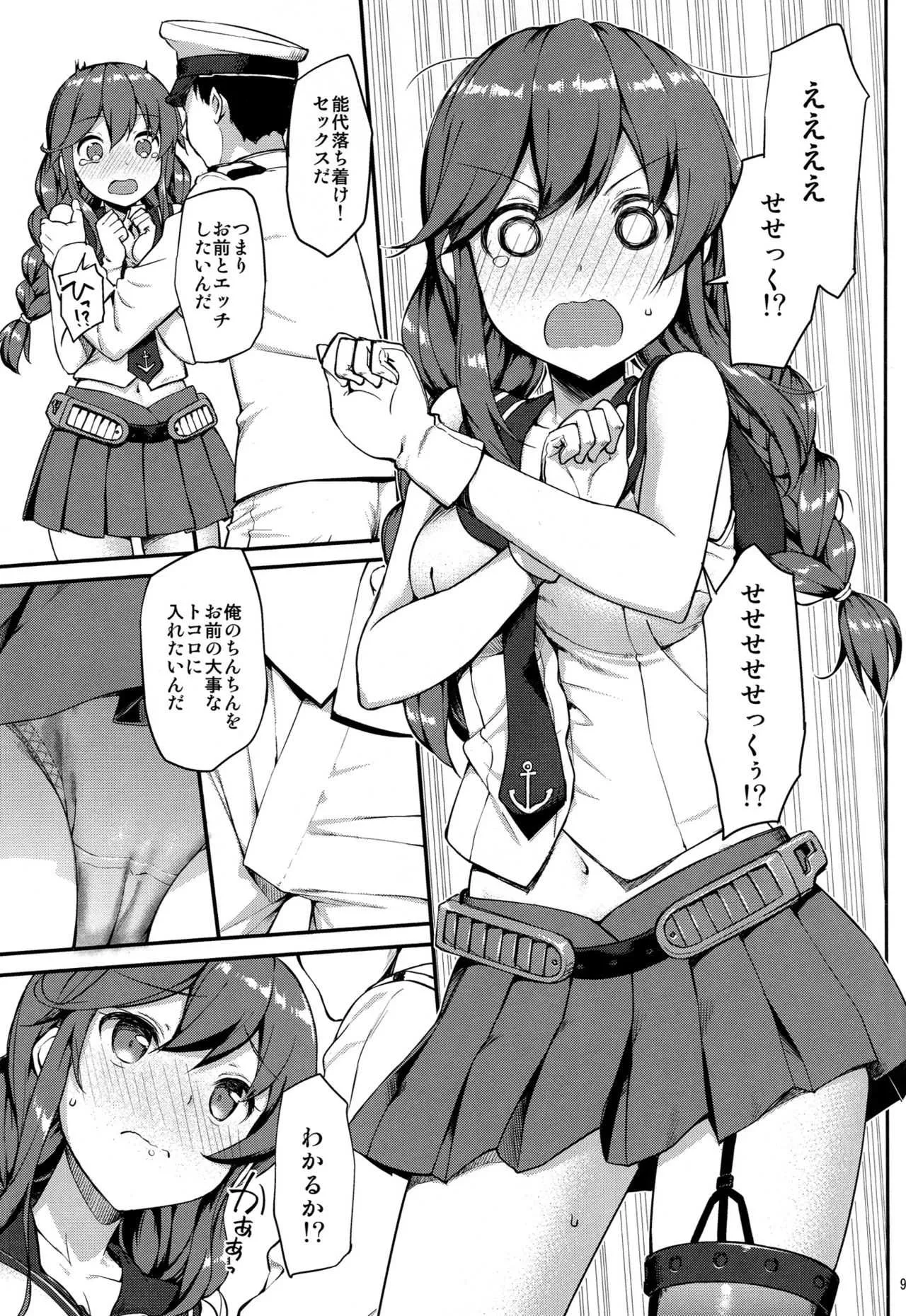 (C90) [じぇのばけーき (たかやKi)] 提督はどーしても 能代とHがしたい!! (艦隊これくしょん -艦これ-)_8