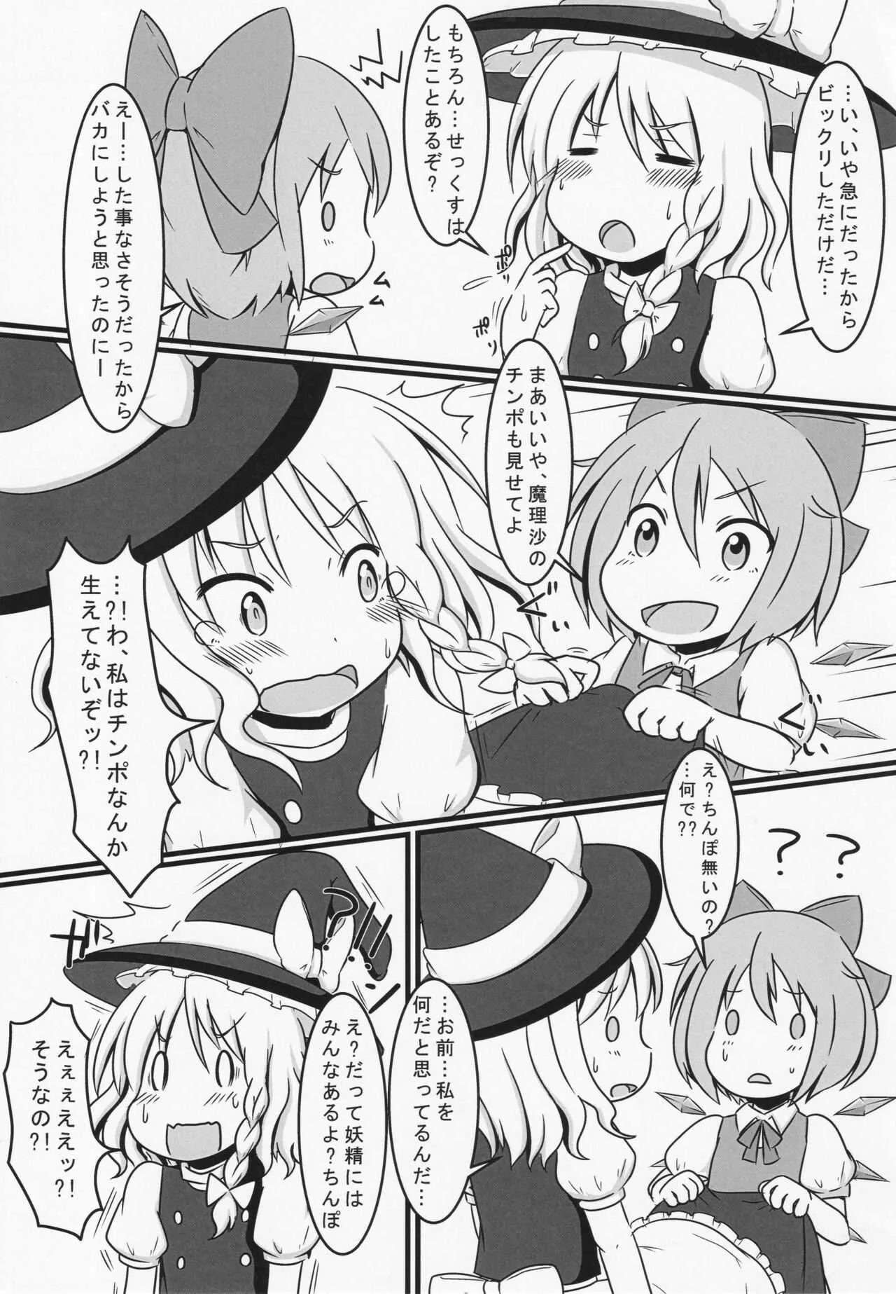 (紅楼夢13) [ホウ酸団子蟲 (たまきまき)] ふたなりチルノが未経験な魔理沙とする本 (東方Project)_3