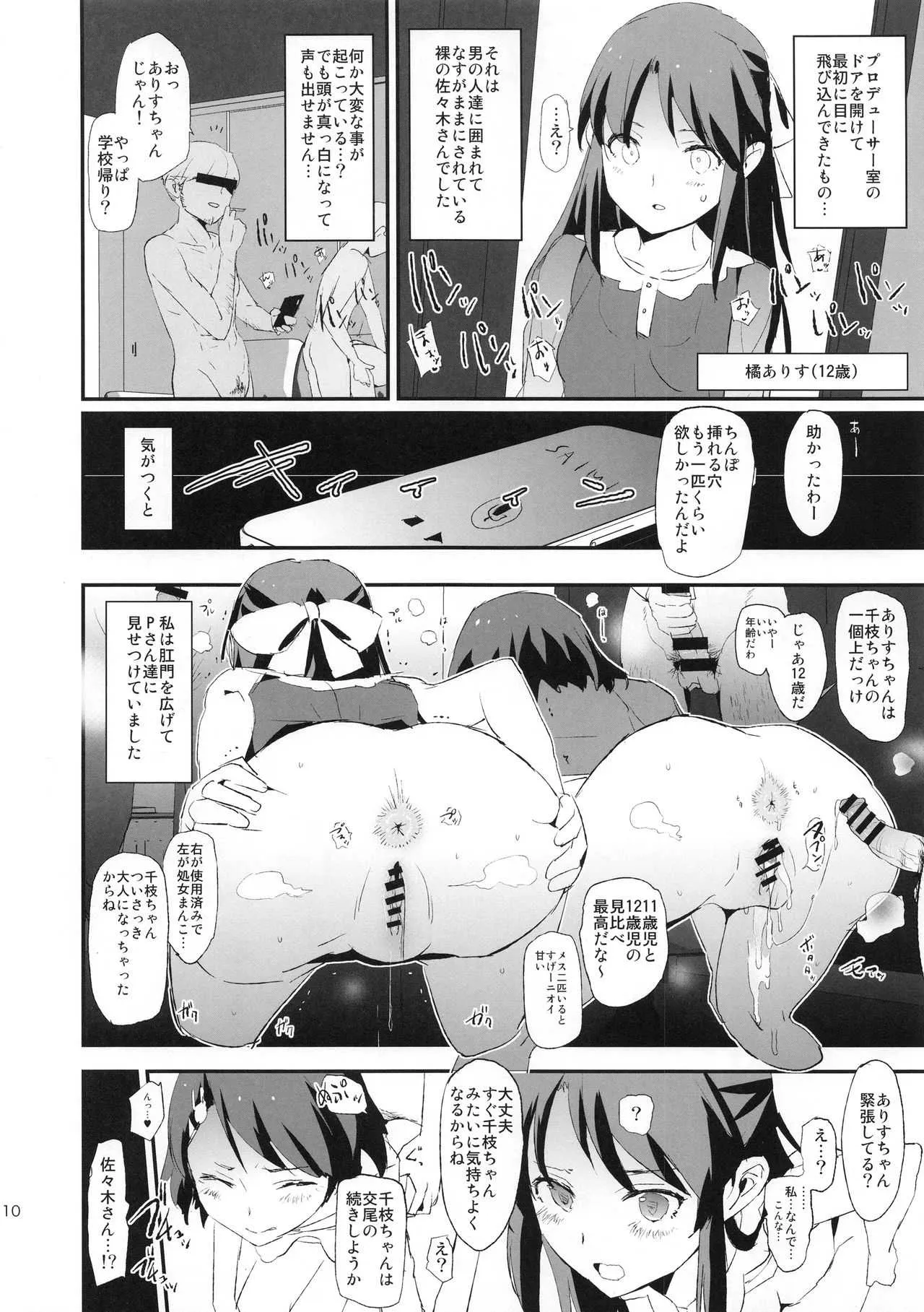 (COMIC1☆15) [闇に蠢く (どくろさん)] 佐々木千枝と催眠ドスケベひがいしゃの会+ペーパー (アイドルマスター シンデレラガールズ)_10