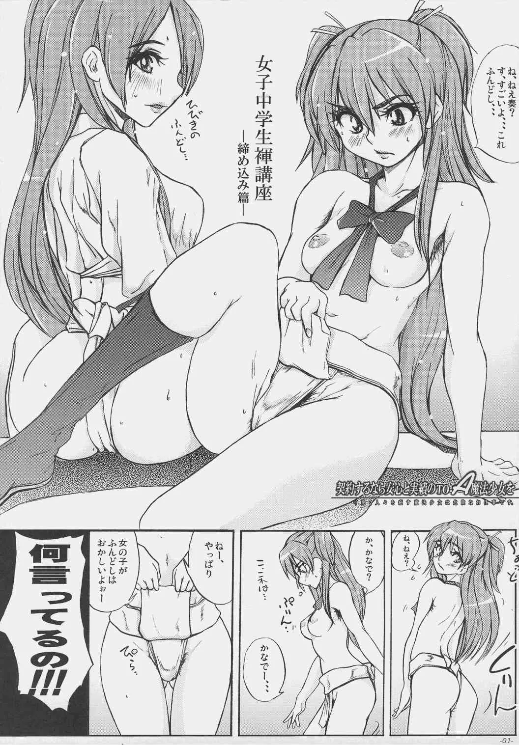 [世界革命倶楽部 (小澤零人)] 契約するなら安心と実績のTO-A魔法少女を (スイートプリキュア)_2