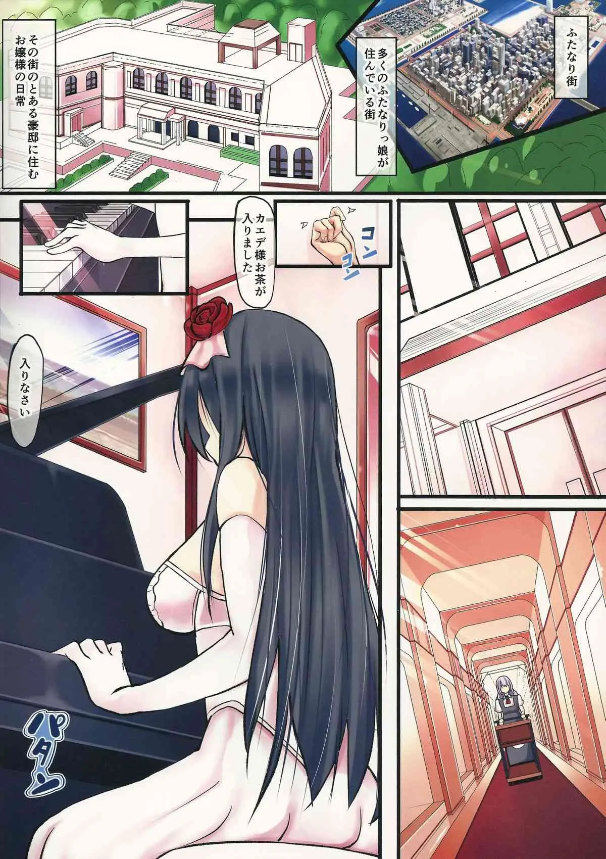 (ふたけっと11) [タピオカボックス (にゅーひん)] お嬢様と使用人_2