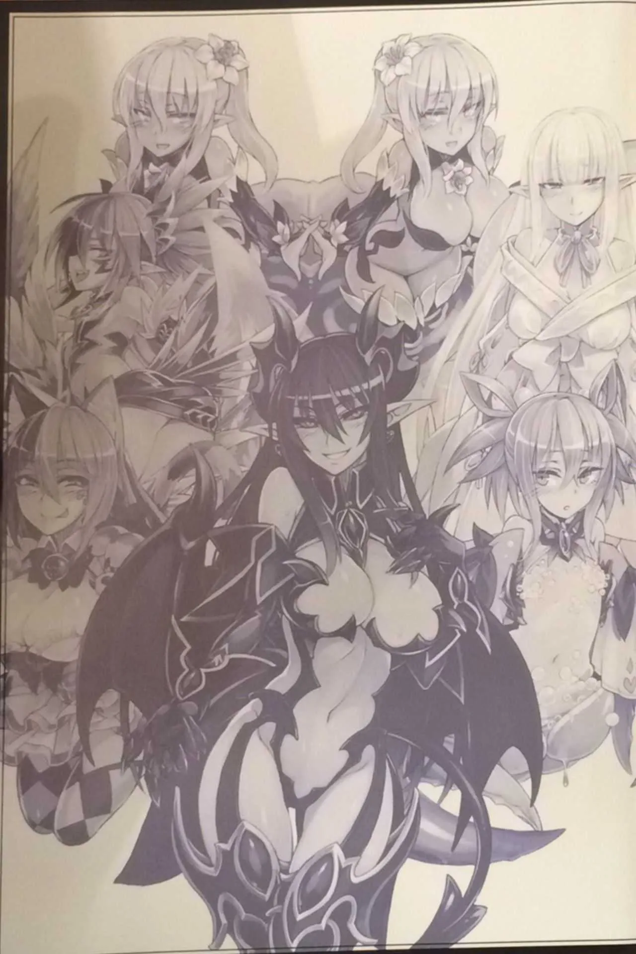 (C90) [Kurobinega (Kenkou Cross)] Monster Girl Encyclopedia 2 (Low Quality scans)_3