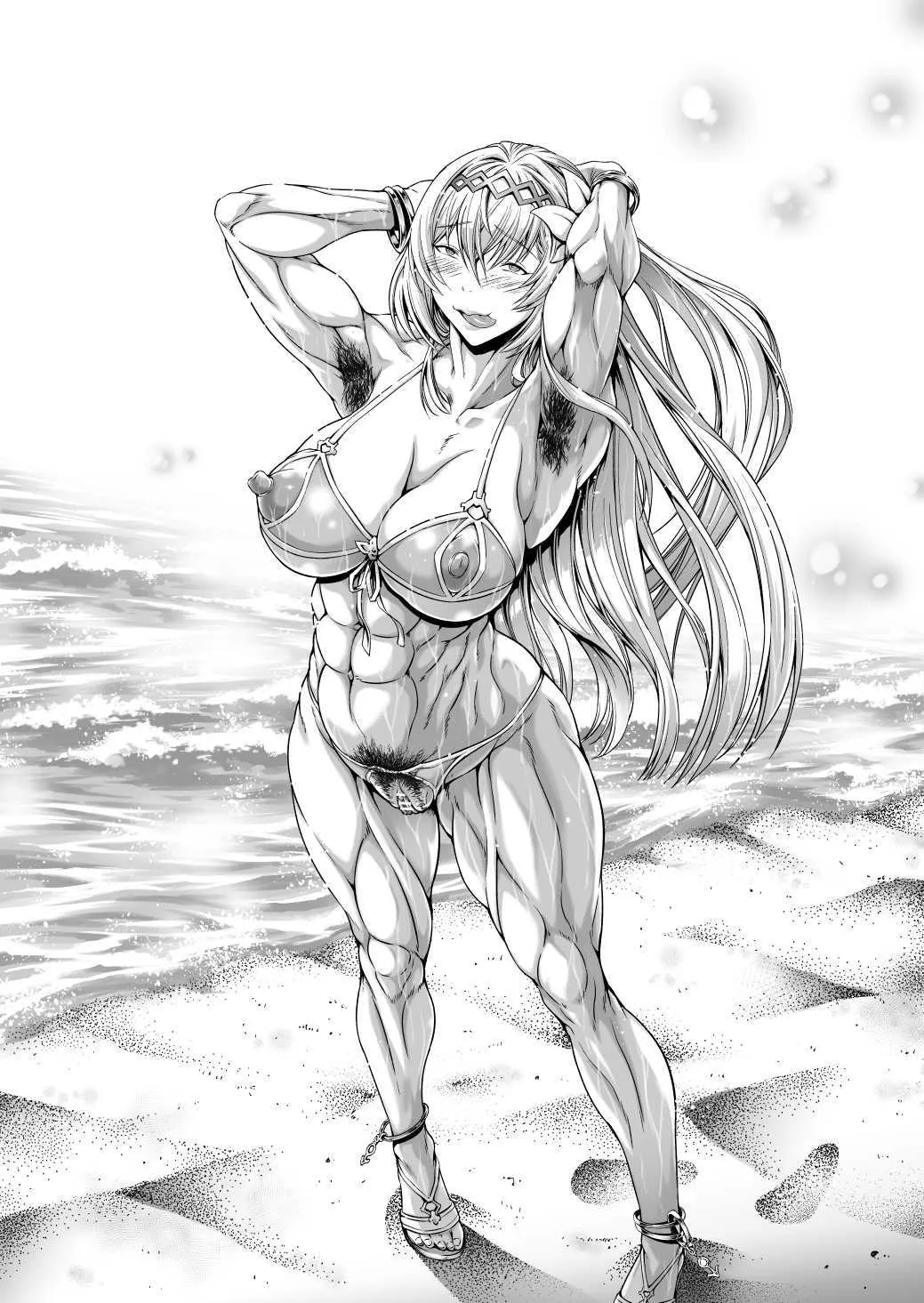 [裏河碧] メスゴリビッチ水着ジャンヌさん (グランブルーファンタジー)_8