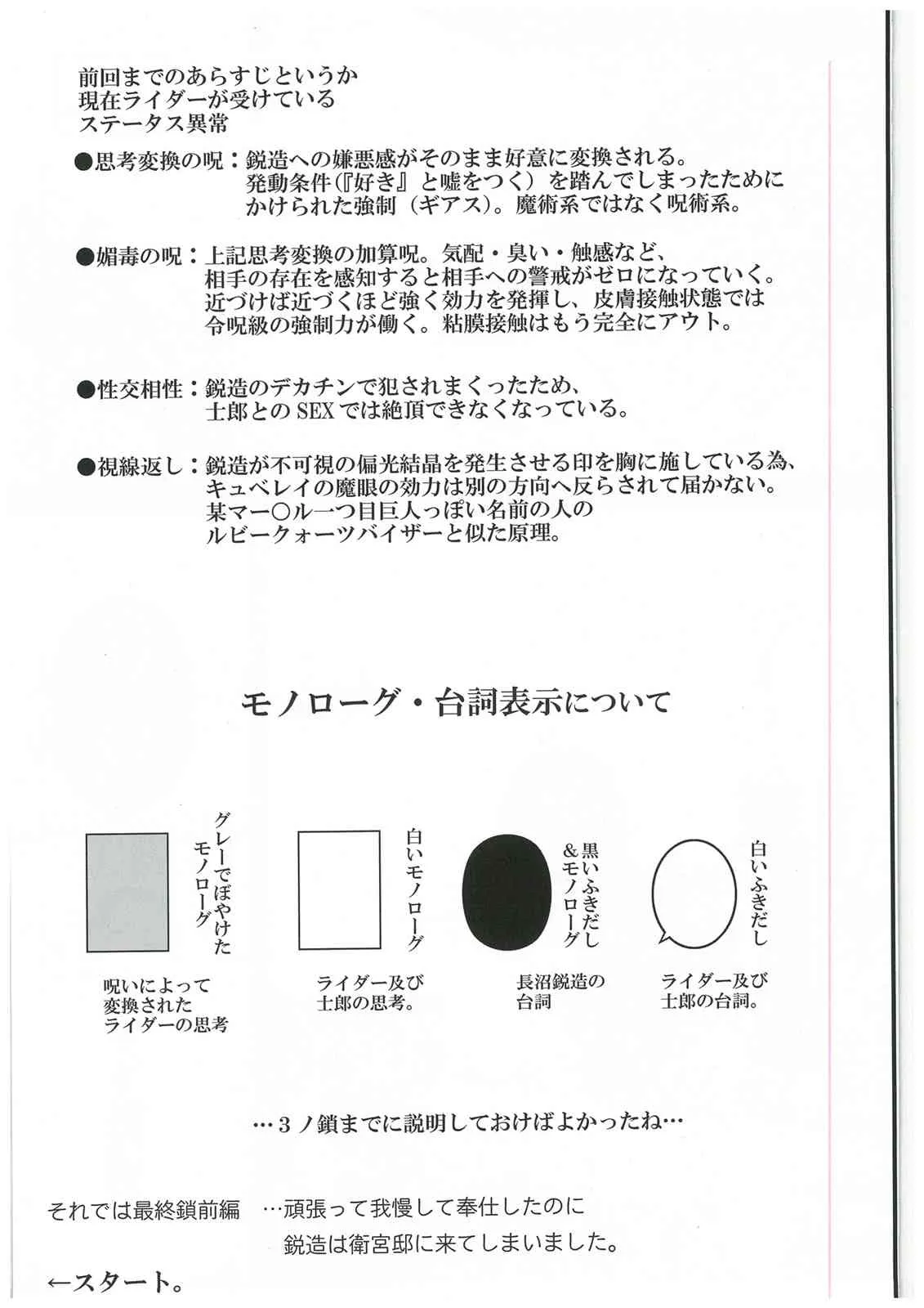(C84) [我チ○コ書房 (孤蛮屋こばん)] 寝取ラレタ姫騎兵 終ノ鎖 前編 (Fate/stay night)_2