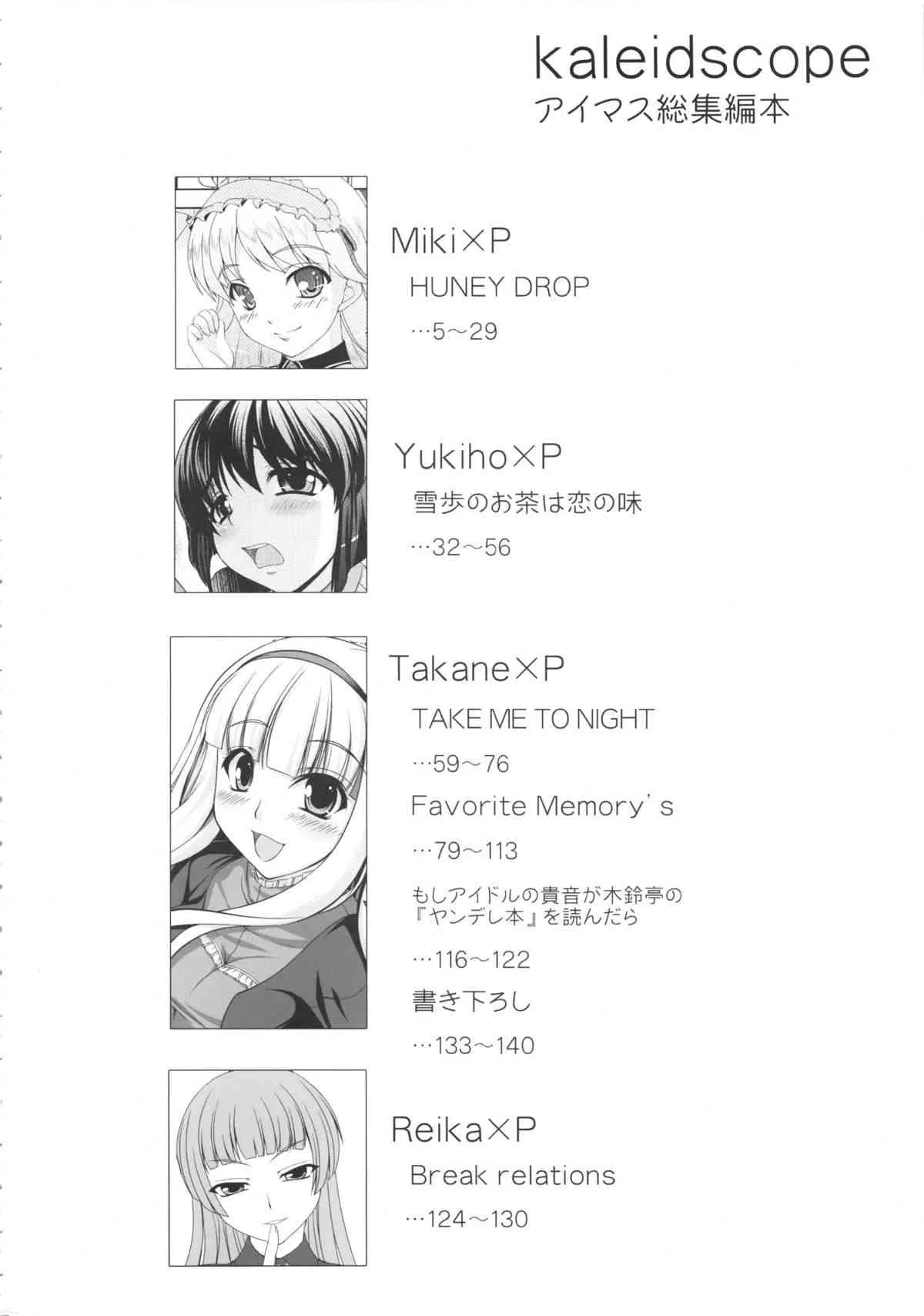 (C80) [木鈴亭 (木鈴カケル, コウリ)] kaleidoscope ～kirintei imas complete Best～ (アイドルマスター)_5