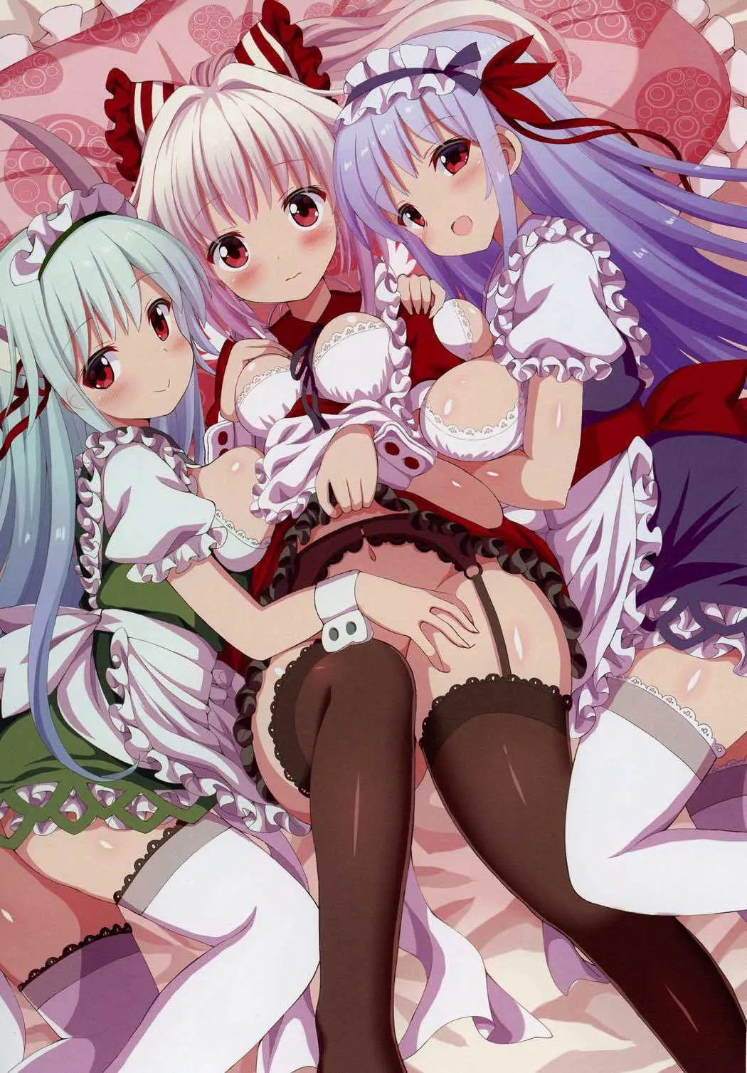 (C91) [難民ふぇすてぃばる (ぎヴちょこ)] メイドけねもこさんどいっち! (東方Project)_2