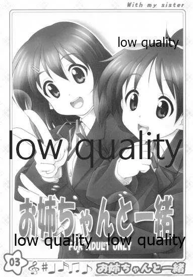 (C78) [謀ったなコワッパーズ (平光浅葱)] お姉ちゃんといっしょ (けいおん!)_2