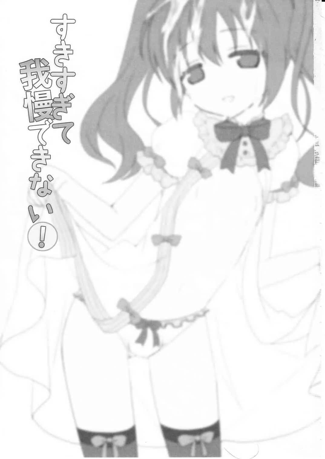 (C81) [覚醒デザイア (黒兎)] すきすぎて我慢できない!_2