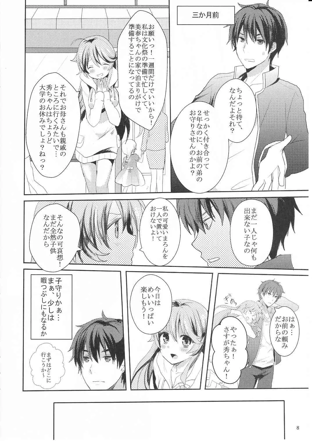 (C81) [覚醒デザイア (黒兎)] すきすぎて我慢できない!_7