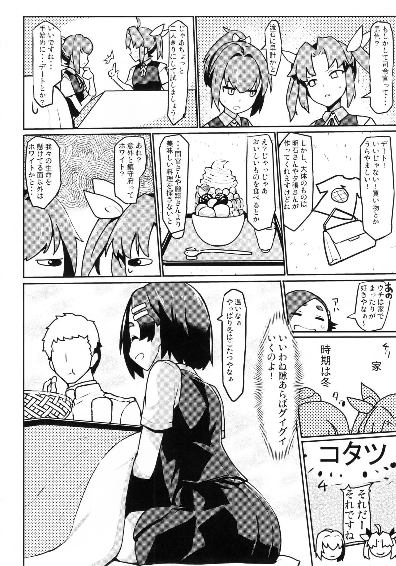 (C93) [たけ家 (竹虎スズメ)] 黒潮 冬のコタツ編 (艦隊これくしょん -艦これ-)_3
