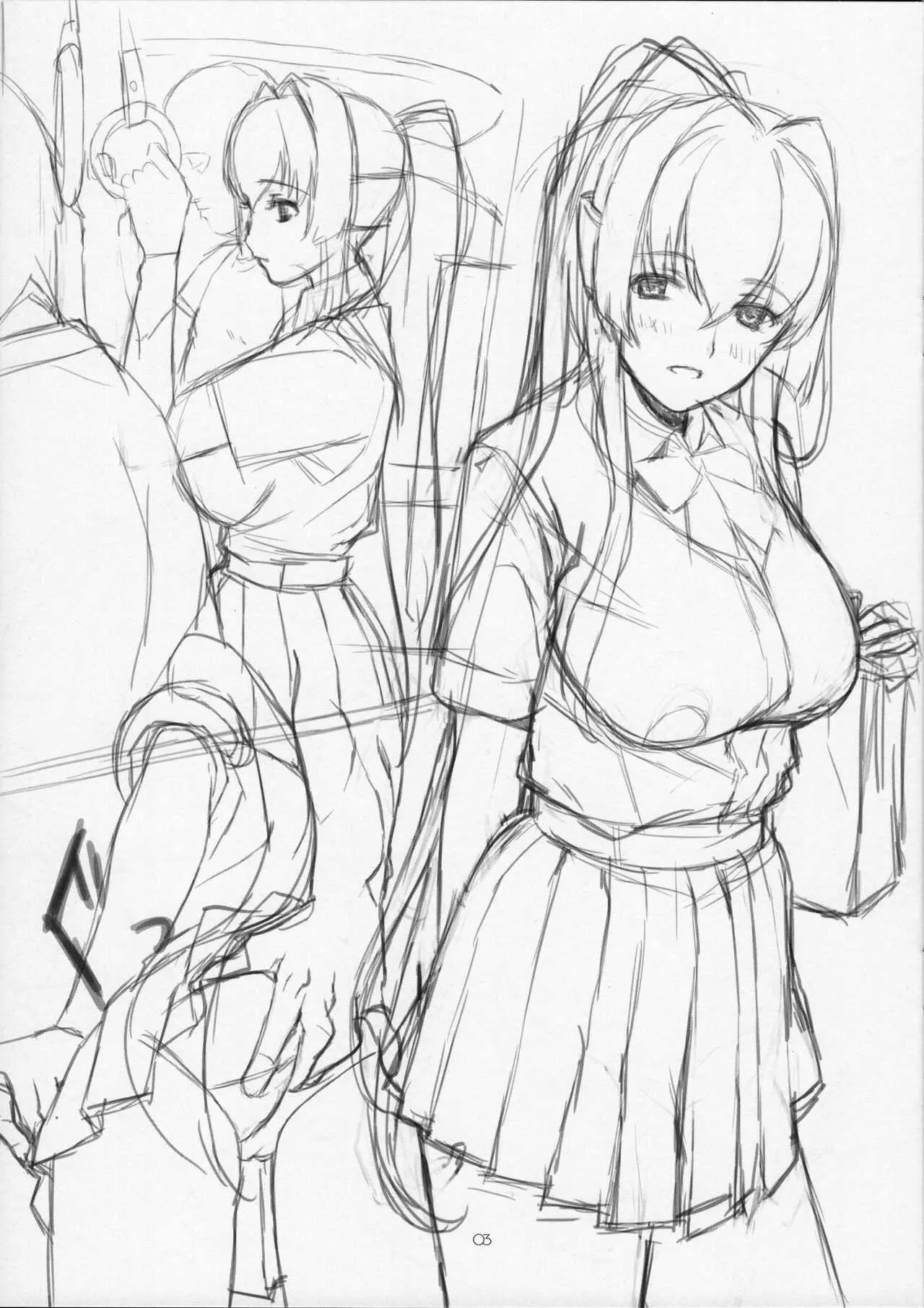 (C86) [LilyLilyRose (みぶなつき)制服大和さんのちょっとえっちなおまけ本_2