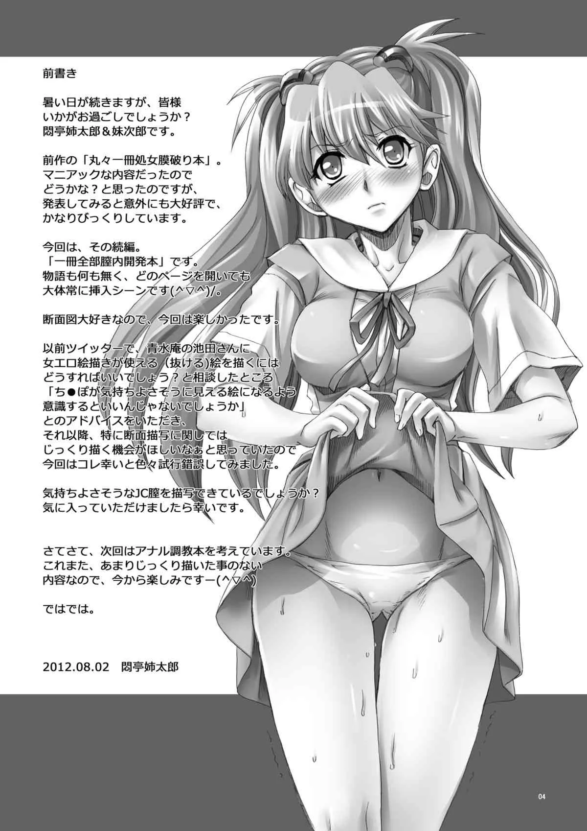 (C82) [悶亭 (悶亭姉太郎, 悶亭妹次郎)] アスカ、膣内調教 (新世紀エヴァンゲリオン) [DL版]_3