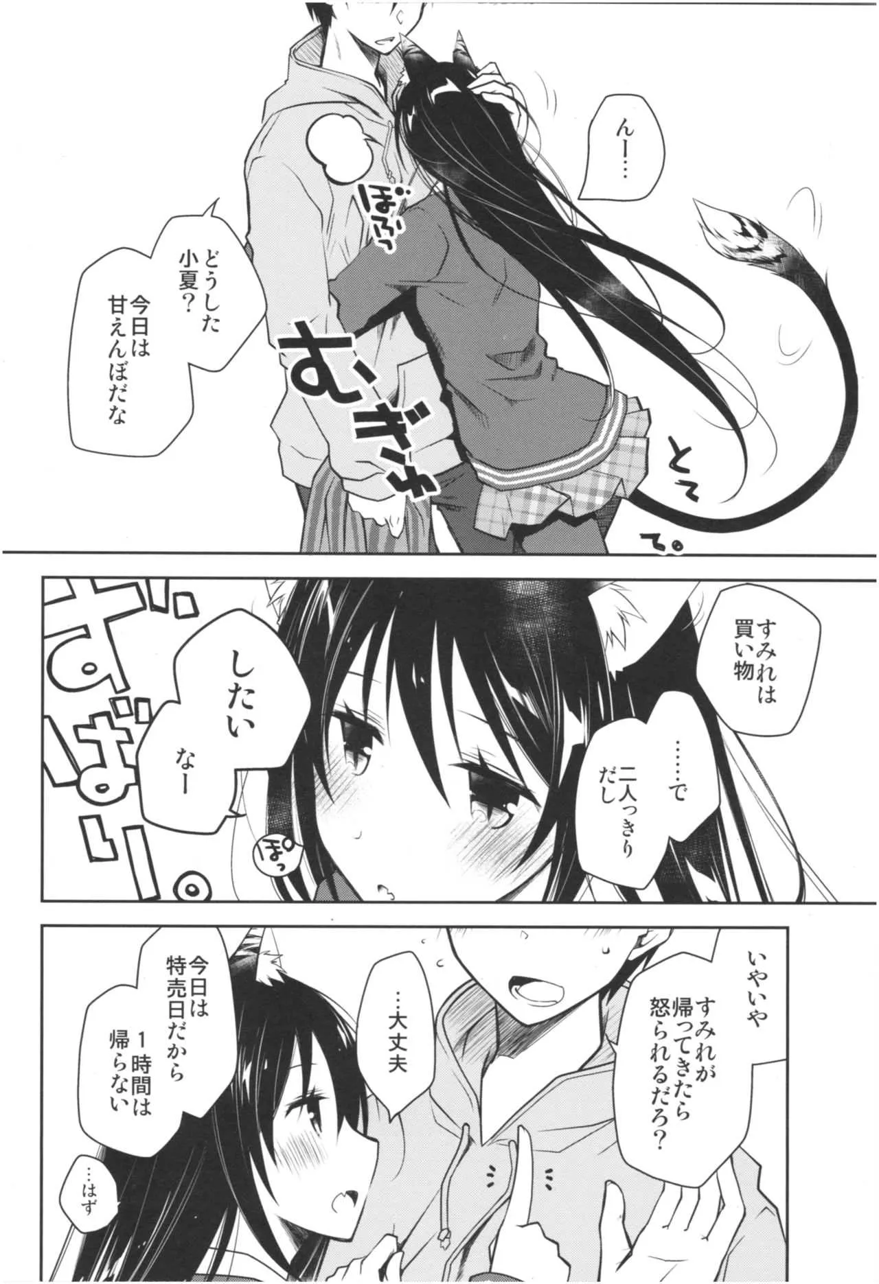 (COMIC1☆13) [ぽんこつわーくす] みみとしっぽのあるくらし_3