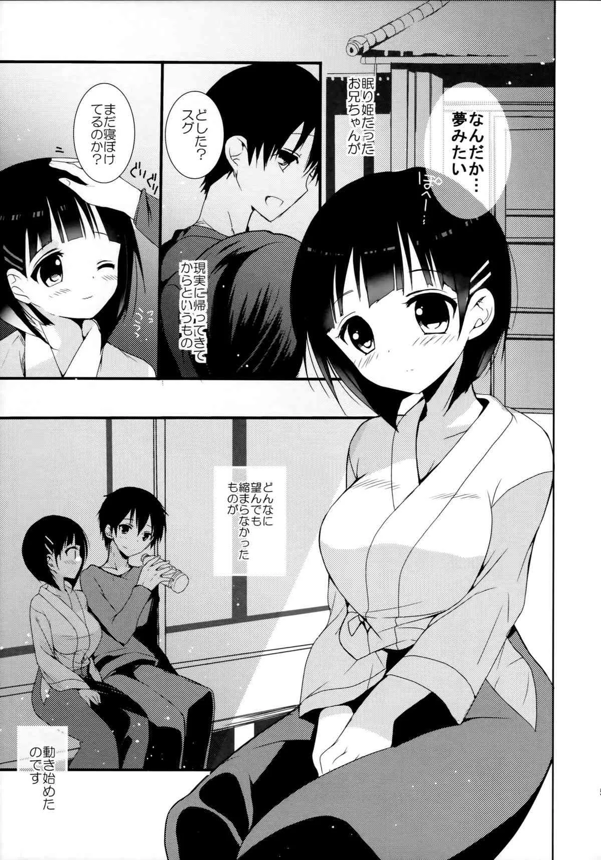 (C83) [おとな出版 (ひつじたかこ)] ちちくりオンライン (ソードアート・オンライン)_3