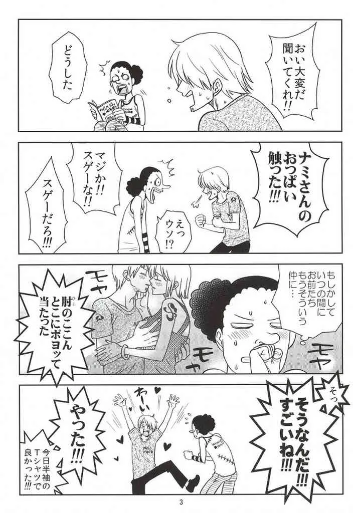 (C86) [狸穴天国 (栗)] 秘蜜の恋わずらい (ワンピース)_2