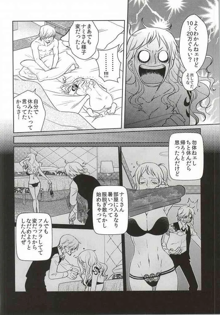 (C86) [狸穴天国 (栗)] 秘蜜の恋わずらい (ワンピース)_8