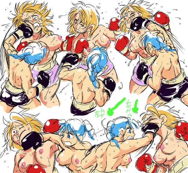 Girl vs Girl Boxing Match 4 by Taiji [CATFIGHT]_4