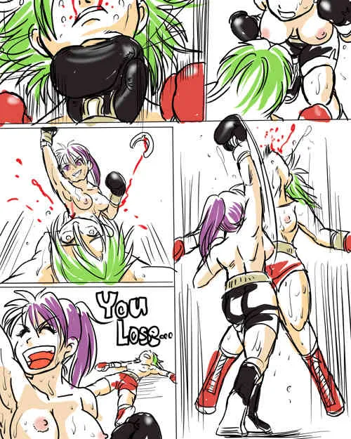 Girl vs Girl Boxing Match 4 by Taiji [CATFIGHT]_9