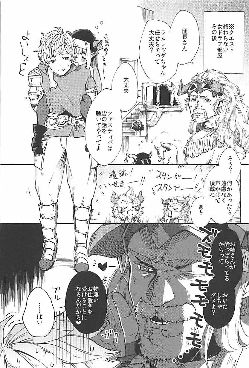 (CC大阪107) [はらヘリ堂 (ヘリを)] 夜通しラムレッダ (グランブルーファンタジー)_2