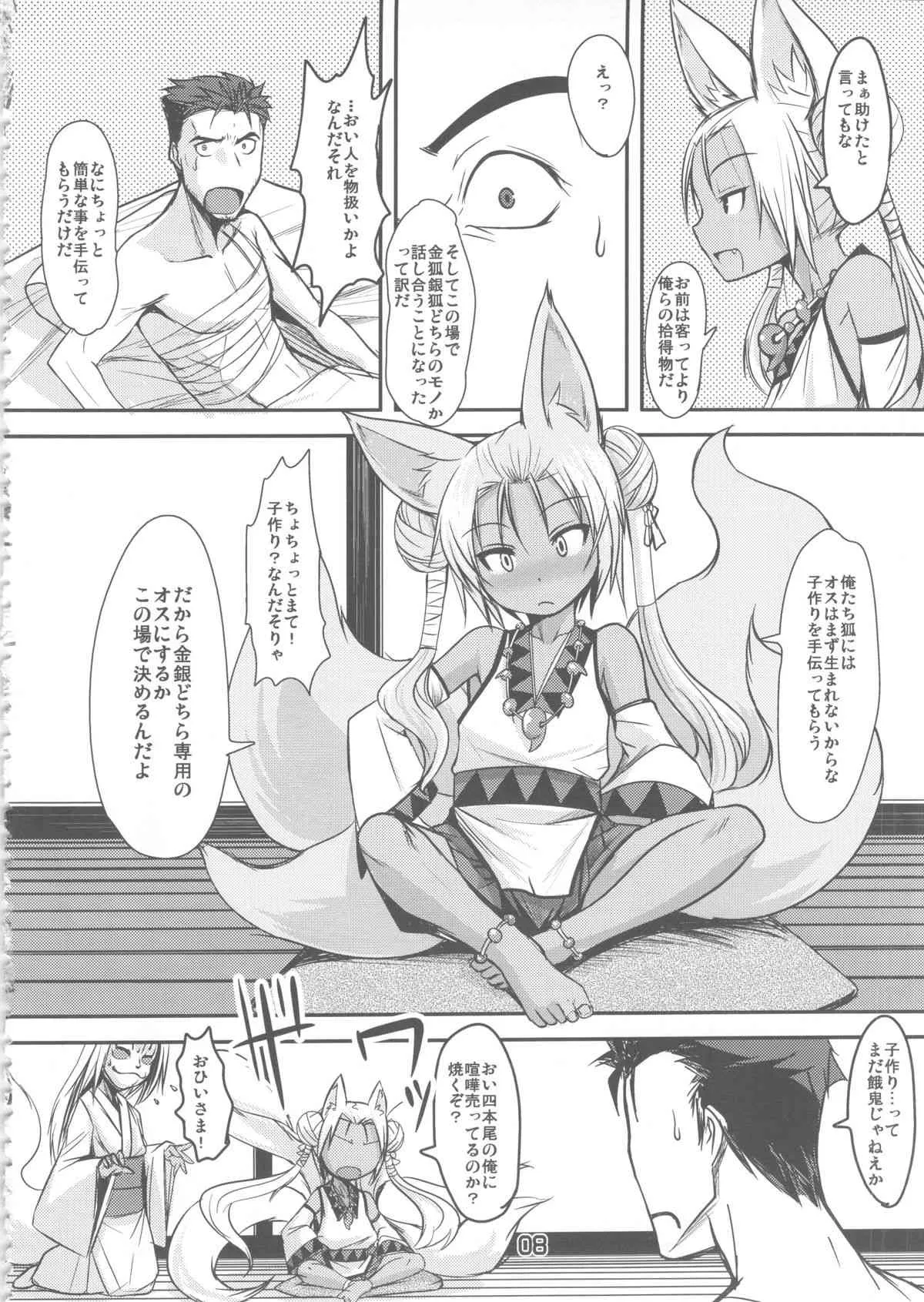 (C84) [端末異常 (BadHanD)] 双狐の帳_8