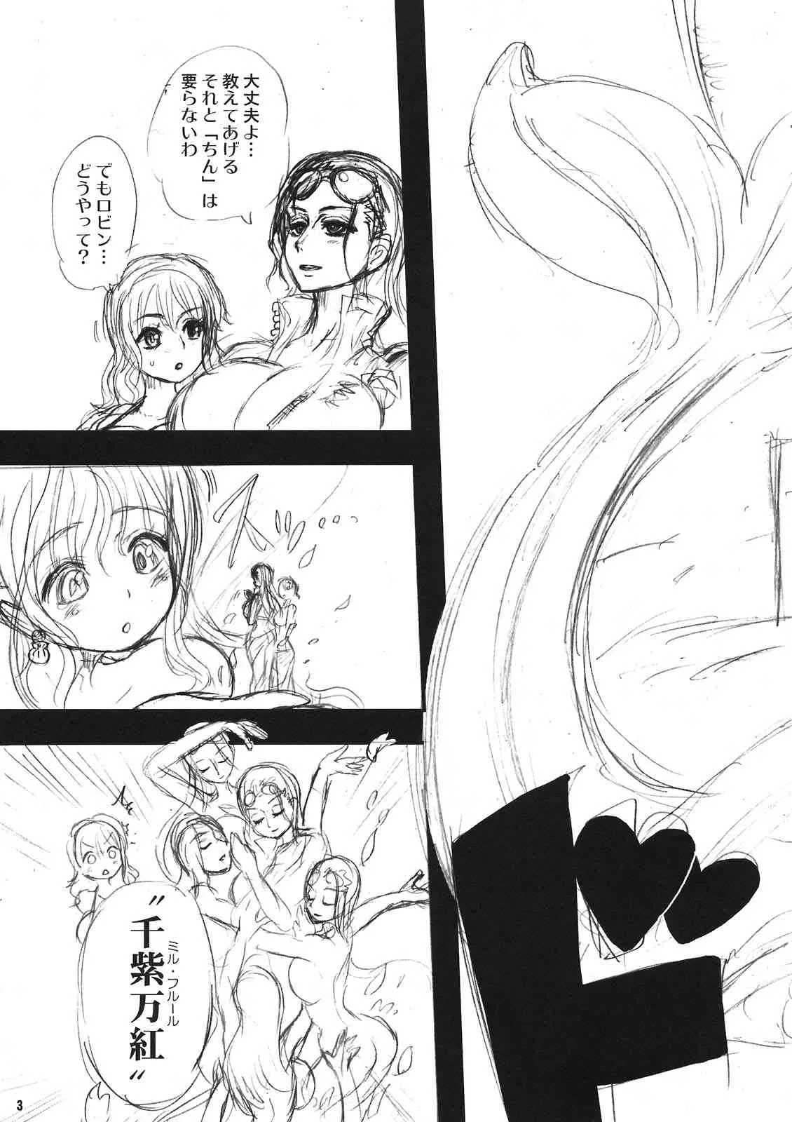 (C81) [アルセノテリス(Rebis)] Princess＆Pirates (ワンピース)_3