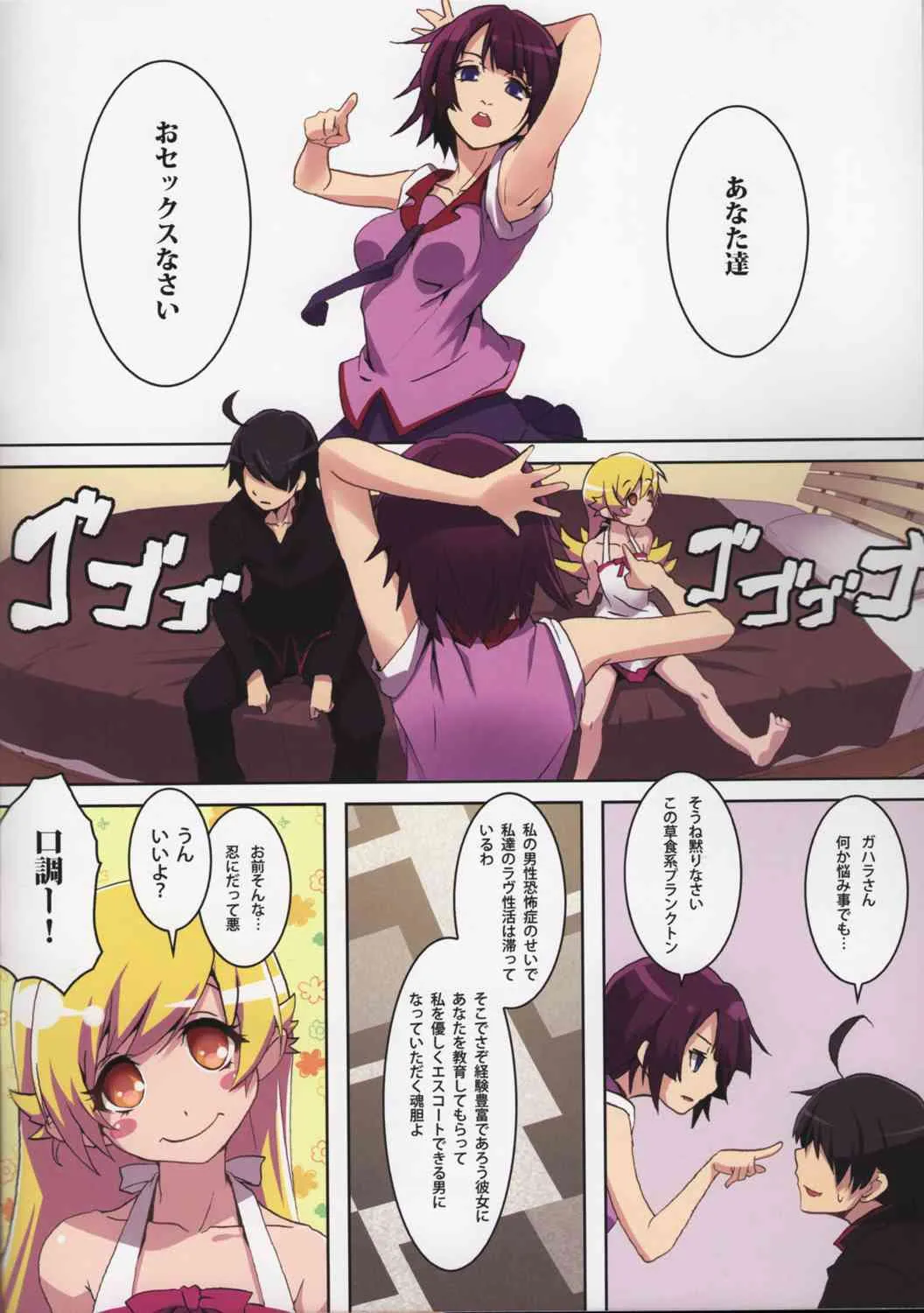 (C84) [ニリツハイハン (ニリツ)] すまぬやりすぎた (化物語)_3