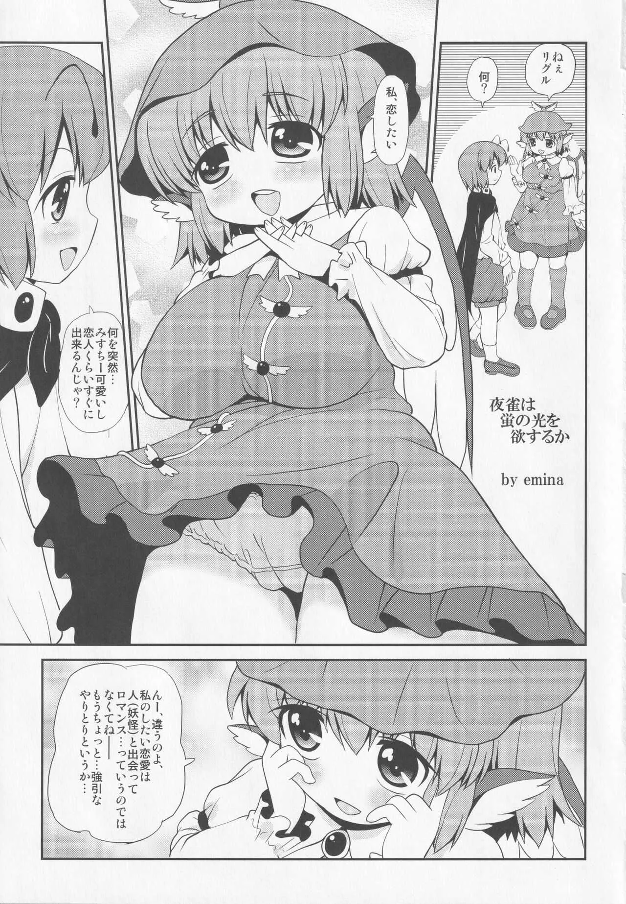 [魔導資料室 (嵐-D-悪鬼羅、佐々木てろん、emina)] 夜雀は光る蛍を欲するか (東方Project)_2