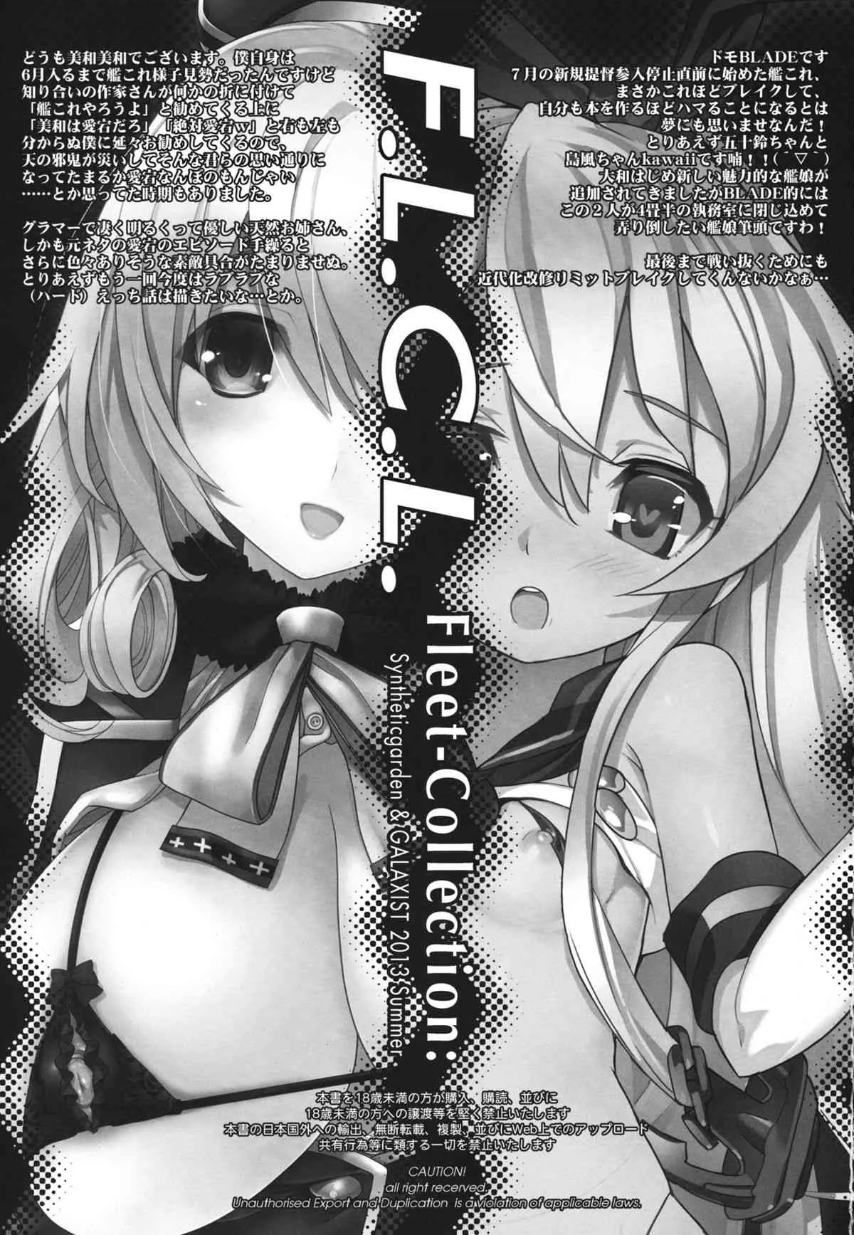 (C84) [SyntheticGarden&GALAXIST (美和美和, BLADE)] F.L.C.L. Fleet-Collection： (艦隊これくしょん)_2