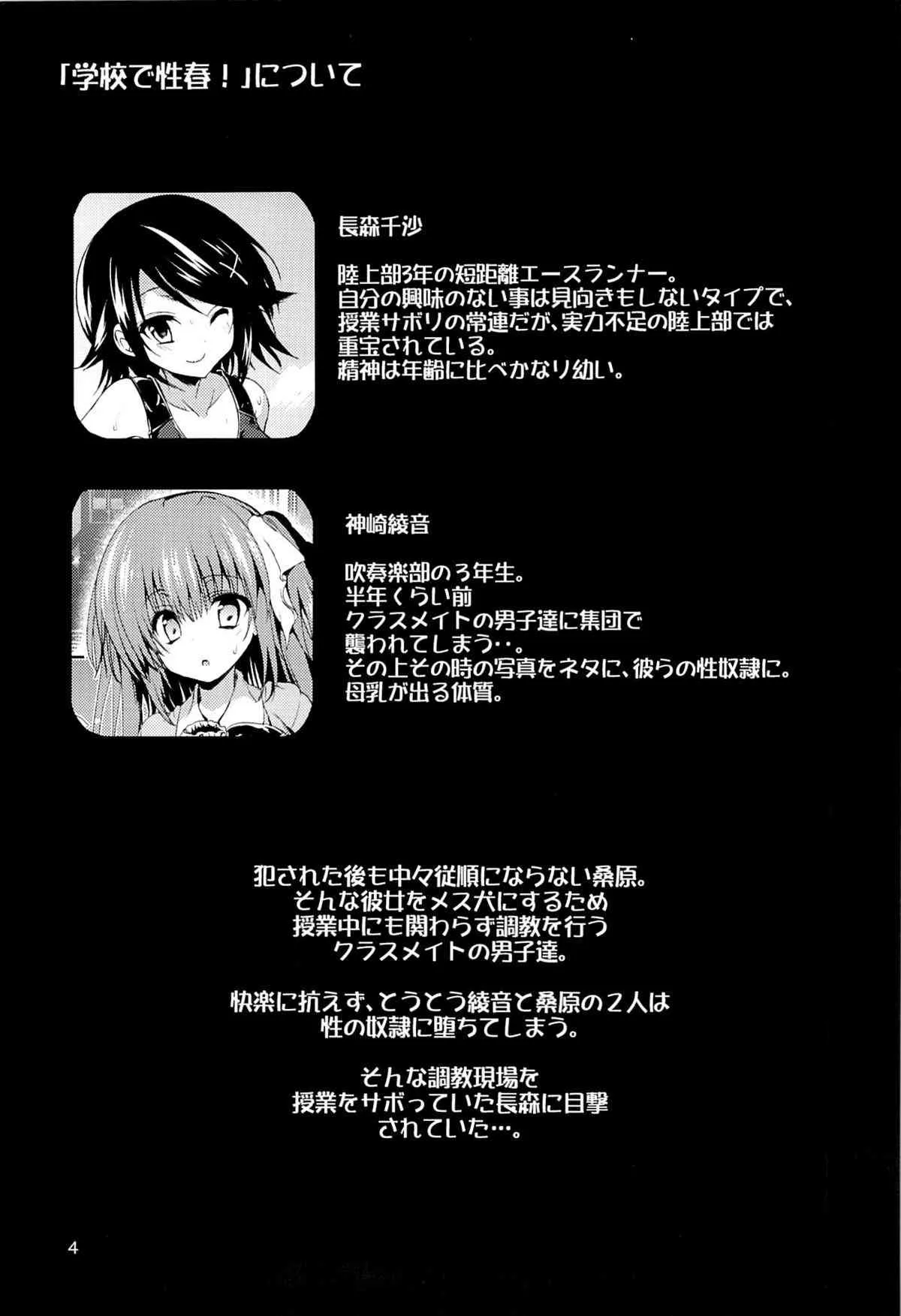 (C84) [乙女気分 (三色網戸。)] 学校で性春!8_3