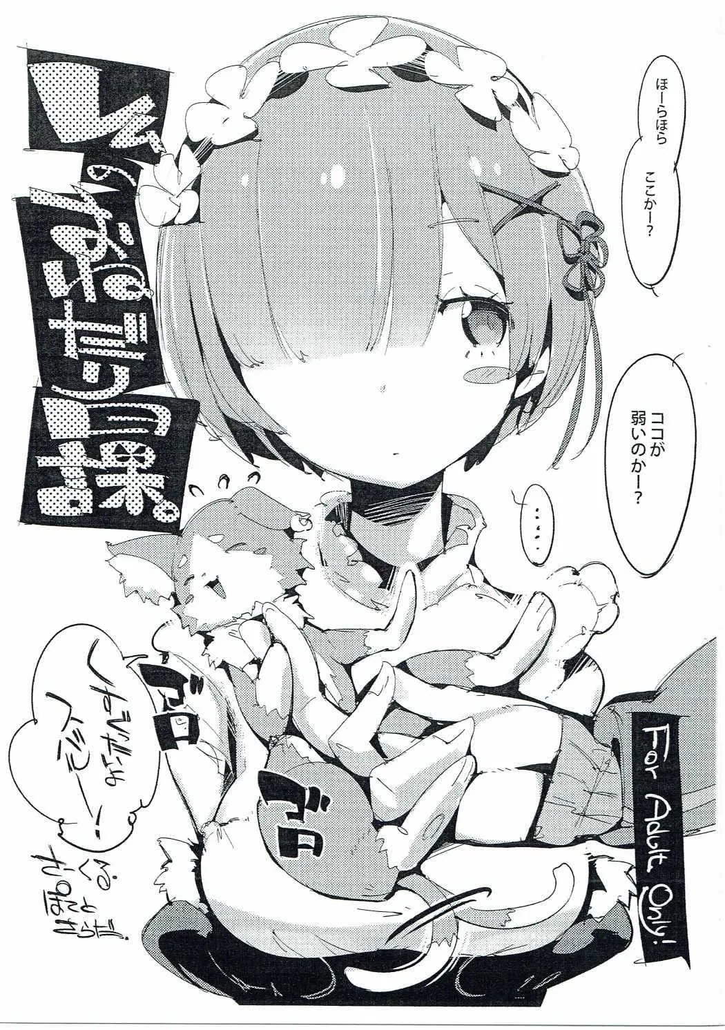 (C90) [ぽてとさらだ (くりす)] レムのおねだり日課。 (Re：ゼロから始める異世界生活)