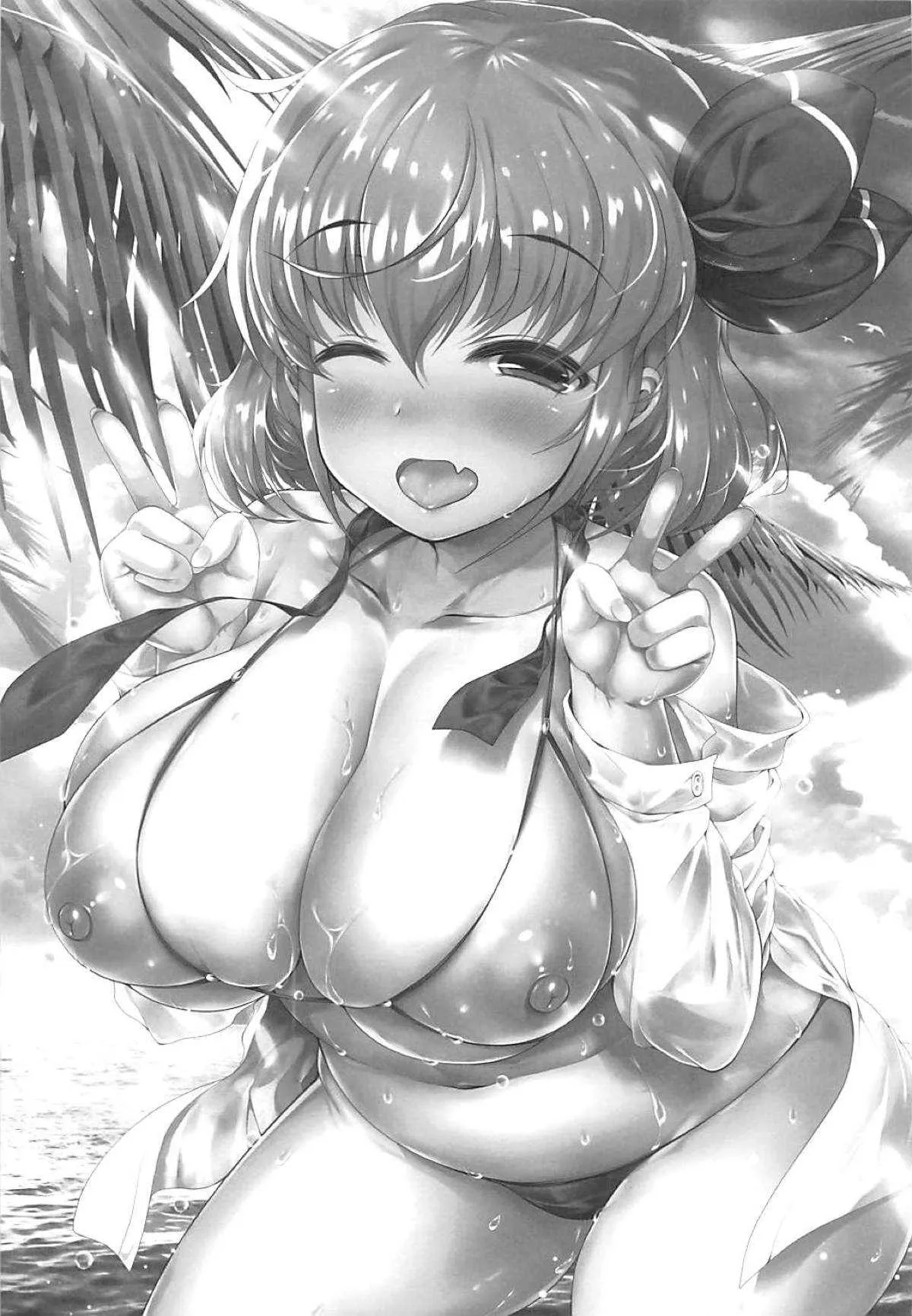 (C94) [アイコトバコ (ごりやく)] 海でルーミア (東方Project)_2